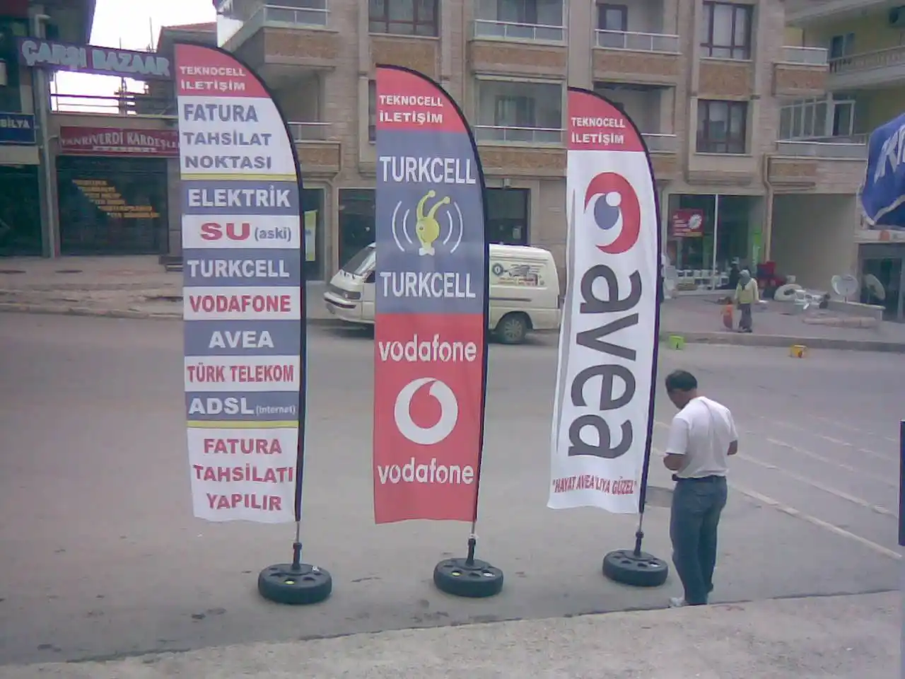 Cep Telefoncu Olta Bayrağı-50