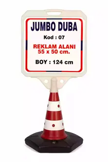 Reklam Alanı: 50x55 cm
 Boy: 124 cm